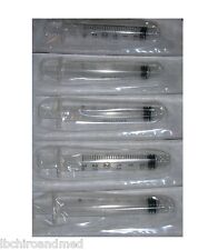 10 - Pack Sterile Sealed Syringes 3cc 3ml Luer Lock Tip Syringe Only No Needle