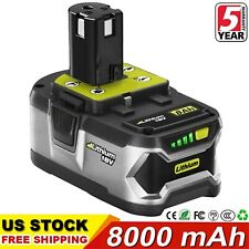 8.0ah For Ryobi P108 18v 18 Volt One Plus High Capacity Lithium-ion Battery New
