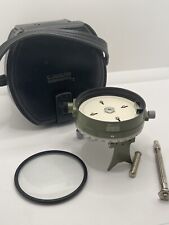 Vintage Wild Heerbrugg Theodolite Compass Military Survey Equipment Case