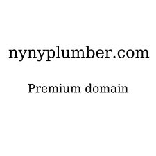 Nynyplumber.com Premium Domain Name .com Business Plumber Ny New York Usa