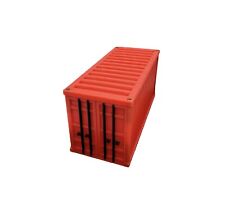 164 Scale Red Shipping Container For Die Cast Diorama Accessory Display Piece