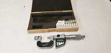 Mitutoyo 326-711-10 Electronic Thread Micrometer 0-1 X .00005 Resolution 1911