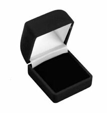 1pc Black Velvet Ring Gift Boxes Black Ring Box Wholesale
