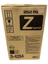 2 Pack Genuine Riso S-4254 Z Type Black Ink Tube For Riso Rz Ez Mz Series