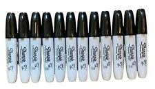 Sharpie Chisel Tip Markers Permanent 12-count Black Ink Large Broad Marker