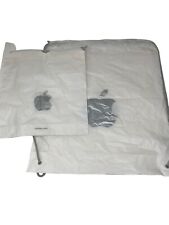 Retro Apple Store Plastic Drawstring Shopping Bags Large Medium Size