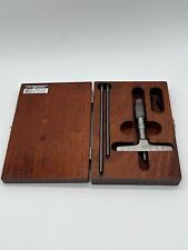 Vintage Lufkin Micrometer Depth Gauge Set No. 513 Made In Usa Tool