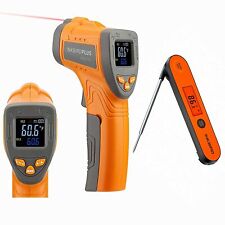 Infrared Thermometer Laser Temperature Gun Instant Read Meat Thermometer Iht-1p