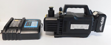 Fjc 690718vt 2-stage Cordless 2.0 Cfm Vacuum Pump With 6.0 Amp Battery Charger