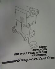 Centurysnap-on Mig Welder Parts Owners Manual Ya219 117-022