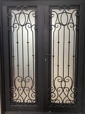 Wrought Iron Double Entry Door 61 X 81 Portuguese