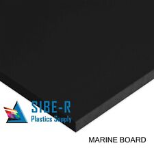 Marine Board Hdpe High Density Polyethylene Black 38 Thick Pick Your Size