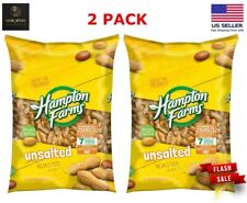 2 Pack Hampton Farms Unsalted In-shell Peanuts 10 Lbs. Total - Free Shipping