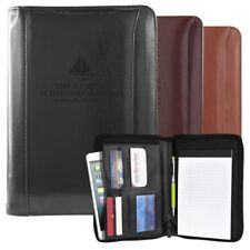 Business Leather Padfolio Portfolio Folder Organizer Resume Notebook 3 Colors