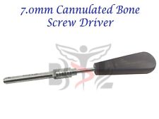 Orthopedic 7.0mm Cannulated Screw Driver With Holding Sleeve - Hex 3.5mm Ss