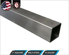 2 Square Metal Tube - Mild Steel - 16 Gauge - Erw - 36 Inch Long 3-ft