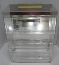 Vintage Acrylic Plexiglass Counter Top Watch Display Case Wkeys