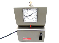 Vintage Lathem Time Recorder Employee Time Clock With 2 Keys 2101
