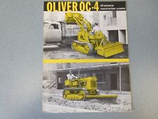 Oliver Oc-4 Crawler Dozer Loader Sales Brochure 6 Page