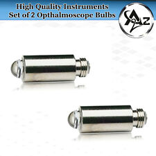 New Set Of 2 High Quality Relacement Halogen Opthalmoscope Lamp Bulb 3.5v