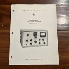 Hp 206a Low Distortion Audio Signal Generator Operating Service Manual 206a003
