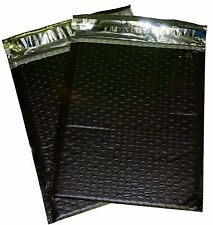 10 4x8 Black Poly Bubble Mailer Envelope Shipping Wrap Plastic Mailing