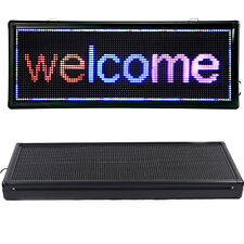 Used Led Sign 40x15 Indoor Scrolling Message Board 3 Color Programmable