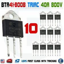 10pcs Bta41-800b Triac St Micro Thyristor Bta41800b Stm 40a 800v Top-3l Bta41800