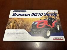 Branson Tractors 0010 Series Operators Manual