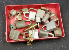 Lot Vintage Locks Picking Yale Master Brinks Locksmith Sold As Is