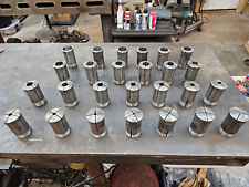 Nearly Complete Qty 26 Hardinge Lyndex 3j Collet Set 116 To 1-34 Smooth Round