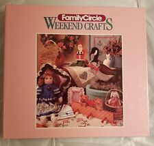 Family Circle Weekend Crafts Spiral Binder Wdividers C.1991 Vtg. Many Projects