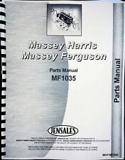 Massey Ferguson 1035 Tractor Parts Manual Catalog Diesel Compact