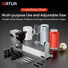 Ortur Y-axis 3-jaw Rotary Chuck For Laser Engraver Cutter Cylindrical Engraving
