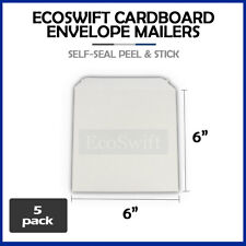 5 6 X 6 Ecoswift White Cddvd Photo Ship Flats Cardboard Envelope Mailer Mailers