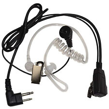 Hqrp 2pin Hands Free W Earpiece And Push-to-talk Mic For Motorola Radio Devices