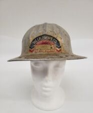 Vintage Mcdonald Aluminum Hard Hat The California Co. Chevron B.f. Mcdonald