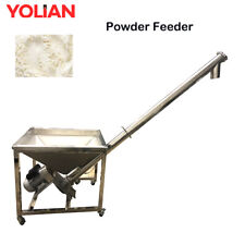 Powder Screw Feeding Vibrating Hopper Inclined Conveyor Machine Auger Feeder Ce