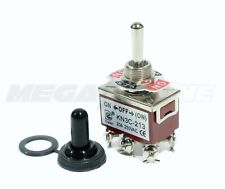 Dpdt Momentary Toggle Switch 20a125v On-off-on Wwaterproof Boot - Usa Seller