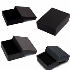 Small Black Jewellery Gift Boxes Brooch Ring Earring Jewelry Box Wholesale Gift