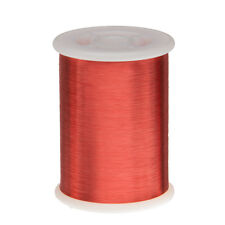 43 Awg Gauge Enameled Copper Magnet Wire 1.0 Lbs 66092 Length 0.0024 155c Red
