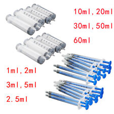 Lot 1ml60ml Plastic Syringe Hydroponics Refilling Feeder Measuring Tool 10100p