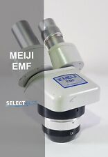 Meiji Techno Emf-1 Fixed Magnification Stereo Microscope Head Look Ref. G