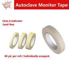 Dental Autoclave Indicator Tape Autoclave Monitor Tape Class 1 Indicator 60 Yd