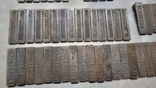 Challenge Quoins Lot Of 20 Misc Sizes All For One Price Letterpress Printing