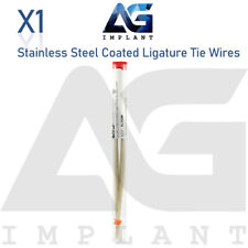Long Coated Stainless Steel Preformed Ligature Tie Wire Hooks Orthodontic Dental