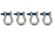 4 Lot 12 D Ring Bow Shackle Screw Pin Clevis Rigging Jeep Towing 2 Ton