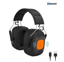 Bluetooth Headphones Noise Cancelling Hearing Protection Ear Muff Wireless Black