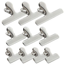 10 Pack Stainless Steel Heavy Duty Metal Chip Clips For Kitchen Home 3 Sizes