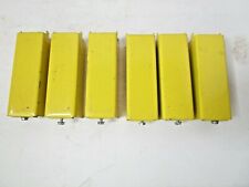 Lot Of 6 New Ritchie Waterer Hog Fountain Yellow Steel Bracket Parts Replacement